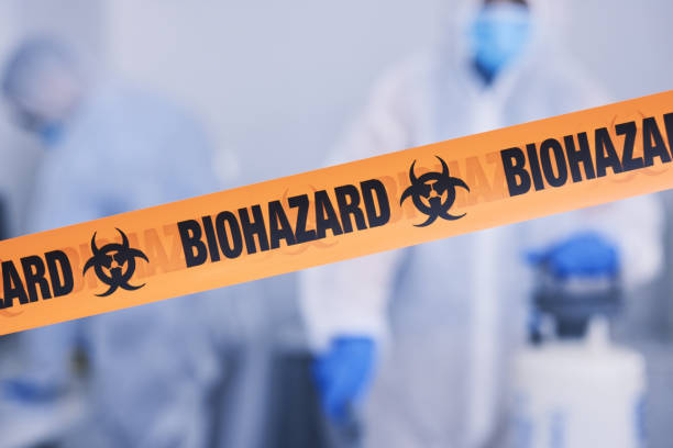 Professional Blood Cleanup technician working in Raymond, IL